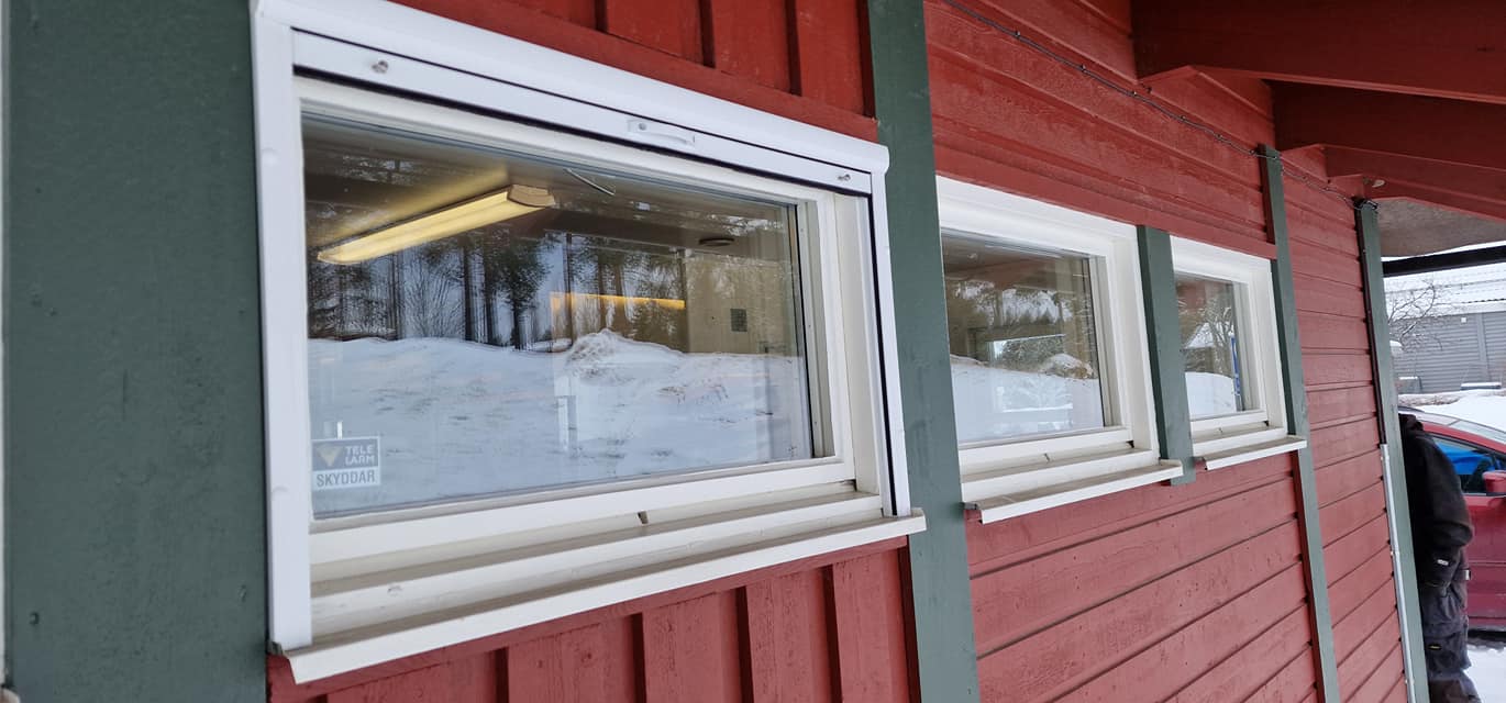 Montering av insektsnät